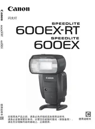 CANON佳能SPEEDLITE 600EX-RT